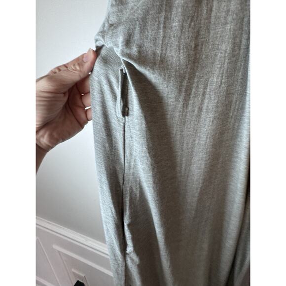 Angel Maternity Womens Sz XL/2XL Bamboo Robe Grey Crochet Trim Hospital Robe NWT - Picture 6 of 13